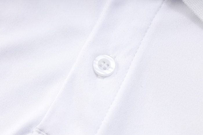 Olympique de Marseille 22/23 Polo Shirt White with Black Trim - 图片 6