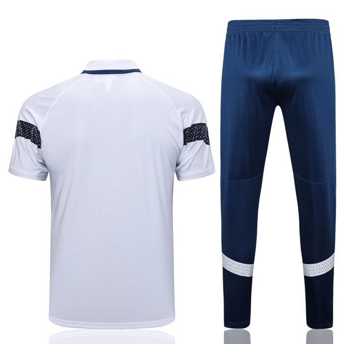 Olympique de Marseille 22/23 Polo Shirt White with Black Trim - 图片 7