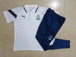 Olympique de Marseille 22/23 Polo Shirt White with Black Trim - 图片 9