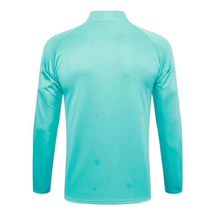 Olympique de Marseille 23-24 Half-Zip Jacket Lake Blue (Front Print) - 图片 7