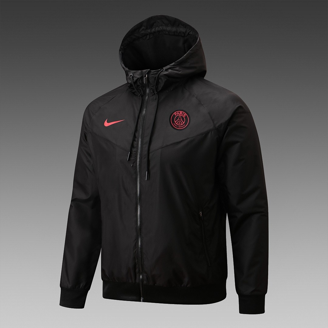 PSG 22-23 Black Windbreaker