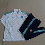 Olympique de Marseille White Children's Half-Zip Jacket - 图片 4