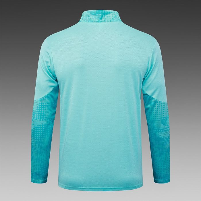 Olympique de Marseille 25/26 Semi-Zip Jacket Light Green Spray - 图片 8