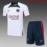 PSG 23-24 White Short Sleeve Training Kit