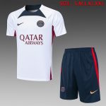 PSG 23-24 White Short Sleeve Training Kit - 图片 2