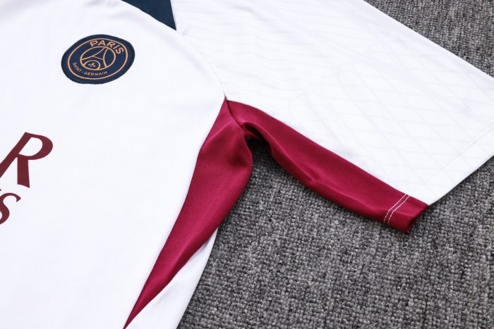 PSG 23-24 White Short Sleeve Training Kit - 图片 6