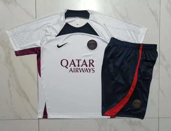 PSG 23-24 White Short Sleeve Training Kit - 图片 9