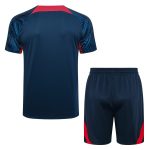 PSG 23-24 Navy Blue Short Sleeve Training Suit - 图片 3