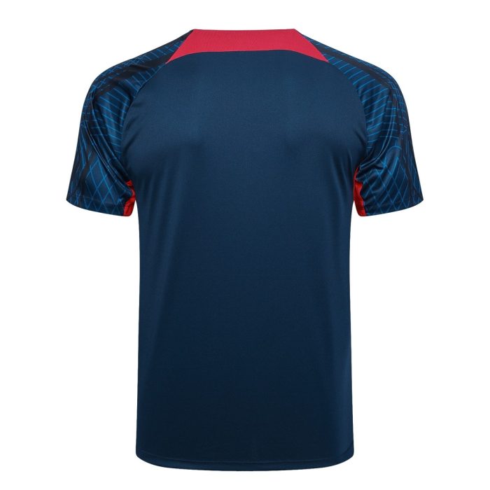 PSG 23-24 Navy Blue Short Sleeve Training Suit - 图片 8