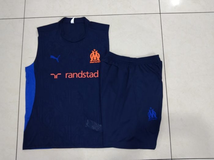 Olympique de Marseille 24-25 Vest Navy Blue - 图片 9