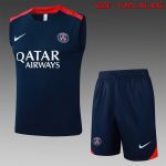 Paris Saint-Germain Blue Training Vest with Red Shoulders