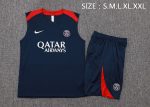 Paris Saint-Germain Blue Training Vest with Red Shoulders - 图片 2