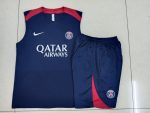 Paris Saint-Germain Blue Training Vest with Red Shoulders - 图片 9