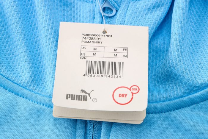 Olympique de Marseille 21/22 Light Blue Long Zip Jacket - 图片 3