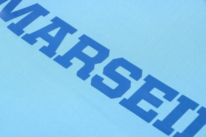 Olympique de Marseille 21/22 Light Blue Long Zip Jacket - 图片 4