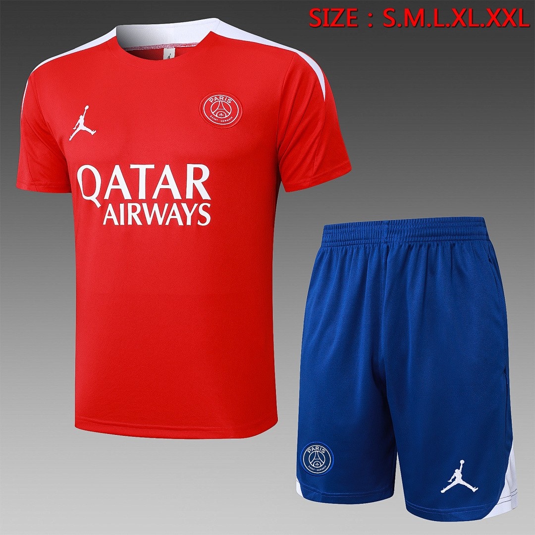 Jordan Paris 24-25 Short Sleeve Red