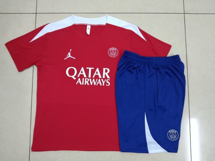Jordan Paris 24-25 Short Sleeve Red - 图片 9