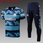 Olympique de Marseille 22/23 Short Sleeve Full Body Spray Blue