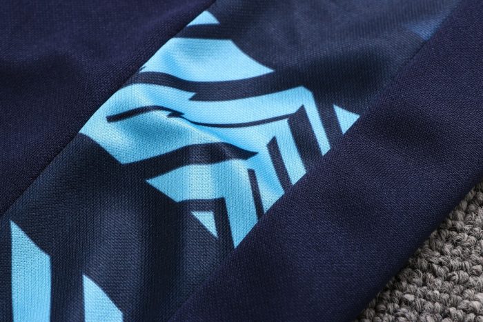 Olympique de Marseille 22/23 Short Sleeve Full Body Spray Blue - 图片 3