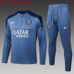 PSG 25/26 Season Gray Half-Zip Jacket - 图片 8