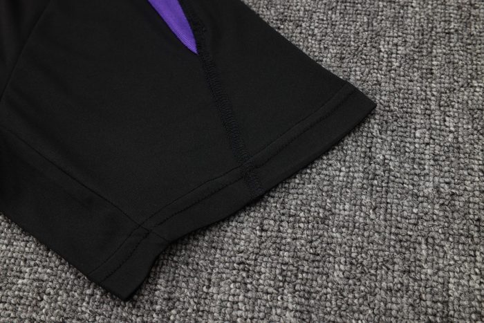 PSG 24/25 Jordan Black Short Sleeve T-Shirt - 图片 5