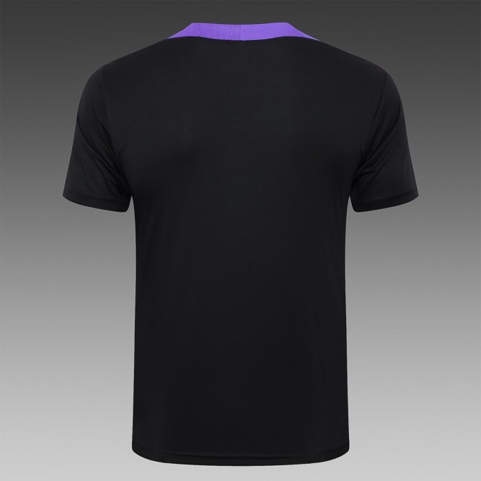 PSG 24/25 Jordan Black Short Sleeve T-Shirt - 图片 7