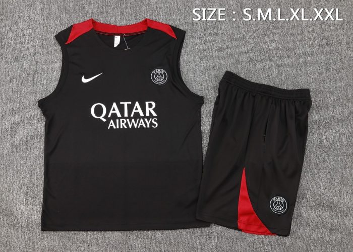 Paris Saint-Germain 24-25 Black Vest - 图片 2