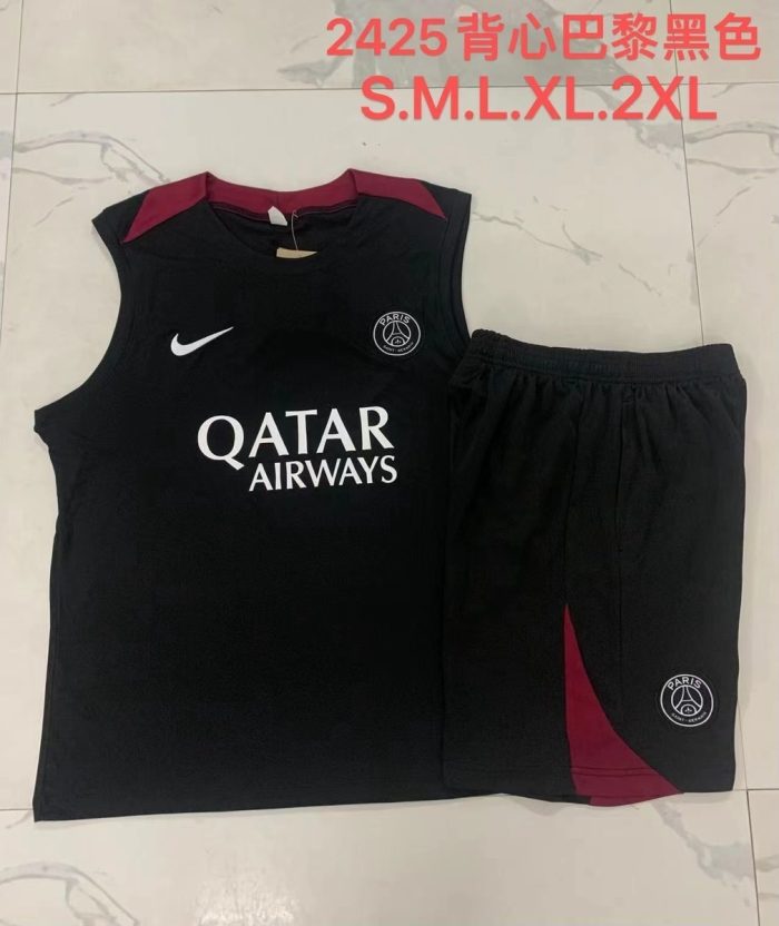 Paris Saint-Germain 24-25 Black Vest - 图片 9