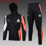 Olympique de Marseille 23-24 Black Windbreaker
