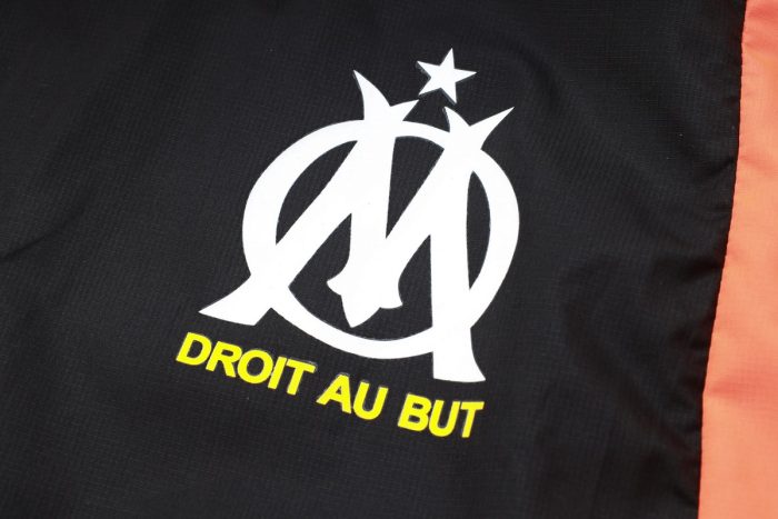 Olympique de Marseille 23-24 Black Windbreaker - 图片 6
