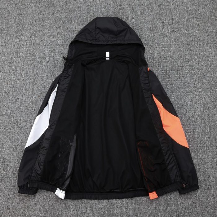 Olympique de Marseille 23-24 Black Windbreaker - 图片 7