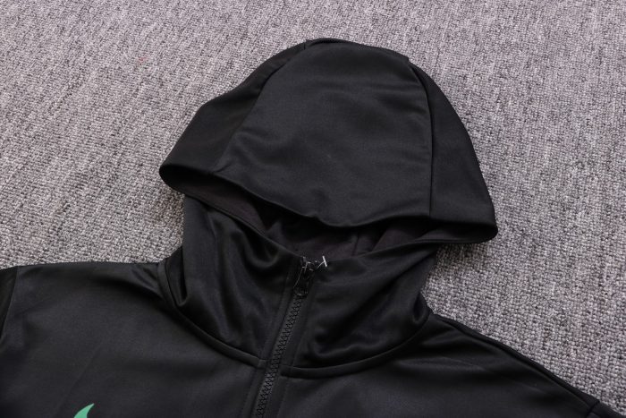 Nike Paris Saint-Germain 22/23 Black Long Zip Jacket with Hood - 图片 7