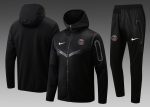 Nike Paris Saint-Germain 22/23 Black Long Zip Jacket with Hood - 图片 8