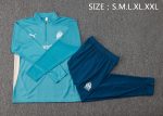 Olympique de Marseille 24-25 Player Version Half-Zip Jacket Blue Lake Blue - 图片 2