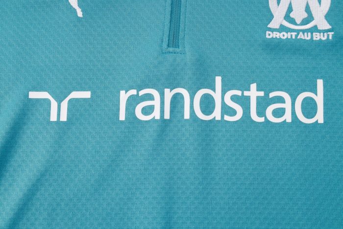 Olympique de Marseille 24-25 Player Version Half-Zip Jacket Blue Lake Blue - 图片 6