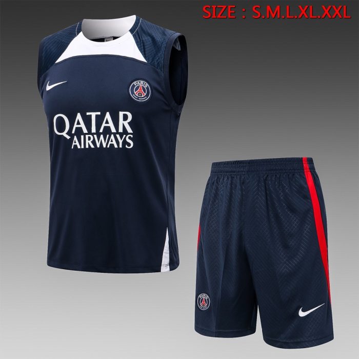 Nike Paris Saint-Germain 22/23 Blue Vest - 图片 8