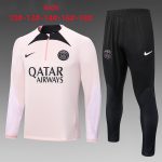 PSG 22-23 Pink Half-Zip Jacket Kids - 图片 2