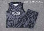 PSG 23/24 Jordan Vest Black Grey - 图片 2