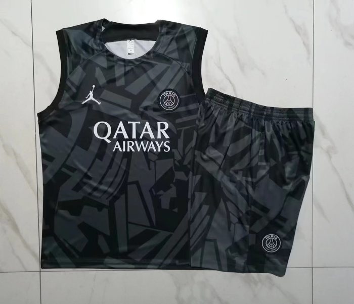 PSG 23/24 Jordan Vest Black Grey - 图片 9