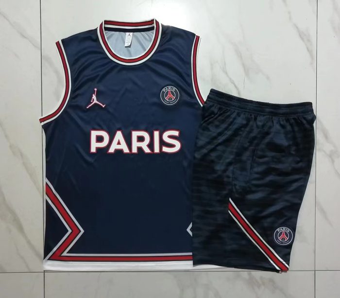 PSG 23/24 Jordan Blue Vest - 图片 9