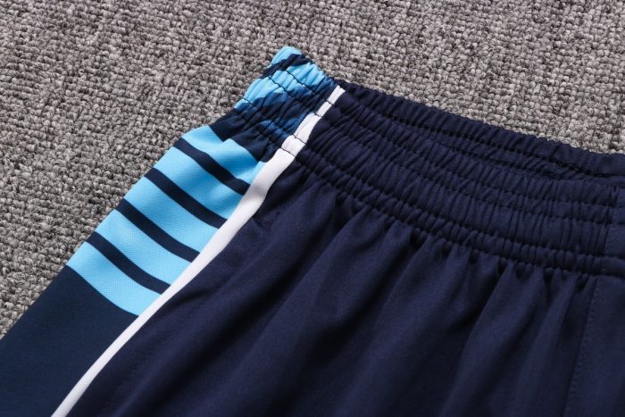 Olympique de Marseille 22/23 Training Short Sleeve Set in Royal Blue with Printed Logo - 图片 8