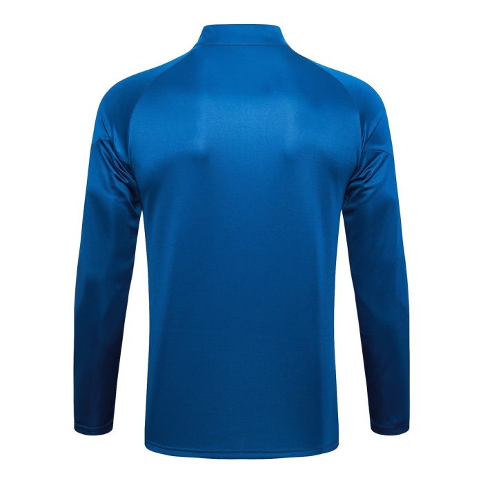 Olympique de Marseille 23-24 Half Zip Jacket Blue - 图片 7