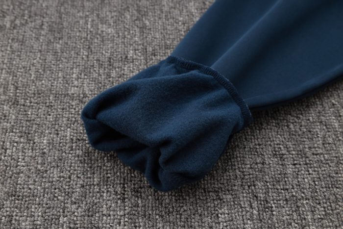 PSG 23-24 Half-Zip Hoodie Navy Blue - 图片 5