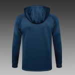 PSG 23-24 Half-Zip Hoodie Navy Blue - 图片 8