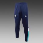 Olympique de Marseille 23-24 Training Jacket Blue with White Shoulder - 图片 7