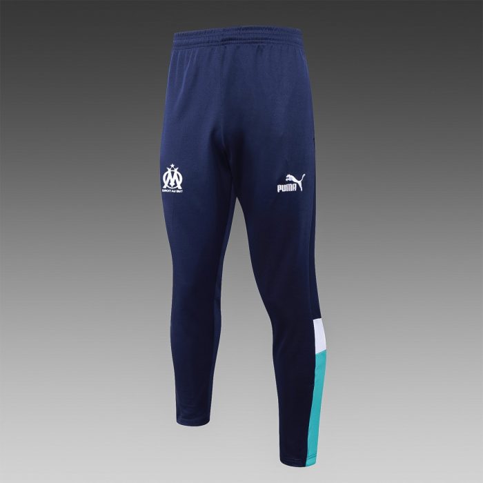 Olympique de Marseille 23-24 Training Jacket Blue with White Shoulder - 图片 7