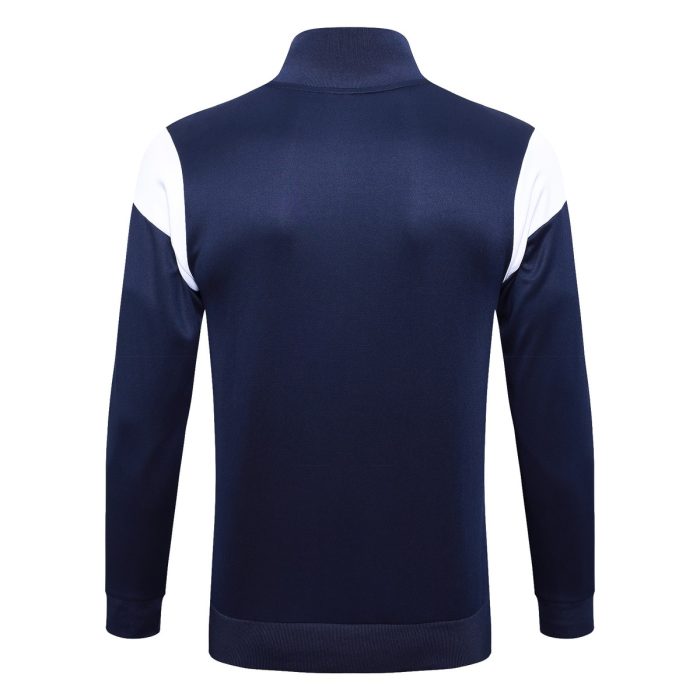 Olympique de Marseille 23-24 Training Jacket Blue with White Shoulder - 图片 8