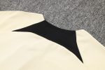PSG 23-24 Jordan Half-Zip Jacket Beige - 图片 3