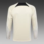 PSG 23-24 Jordan Half-Zip Jacket Beige - 图片 7