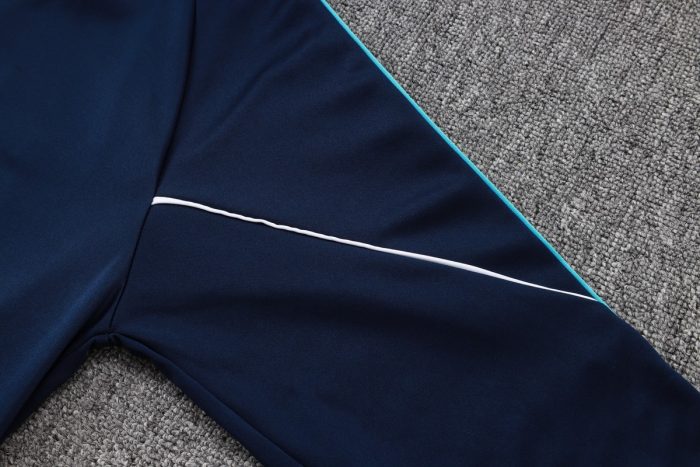 Olympique de Marseille 2025/26 Half Zip Jacket - Blue - 图片 3